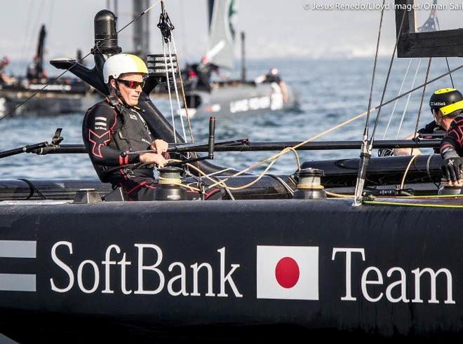 Practice race - Louis Vuitton America's Cup World Series Oman 2016. © Jesus Renedo/LIoyd Images/Oman Sail